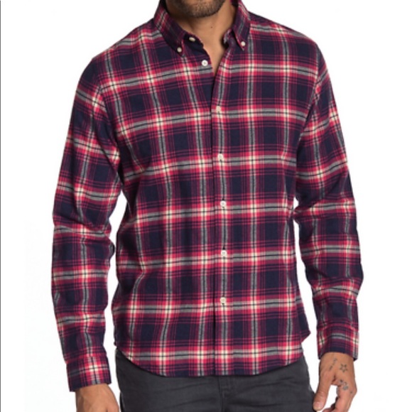 Slate & Stone Other - SLATE & STONE long sleeve shirt red blue plaid
